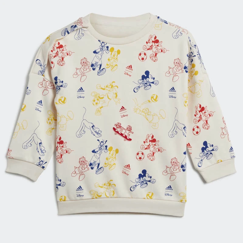 Бебешки Комплект Adidas X DISNEY MICKEY MOUSE CREWNECK AND JOGGER SET Бебешки Комплект Adidas X DISNEY MICKEY MOUSE CREWNECK AND JOGGER SET