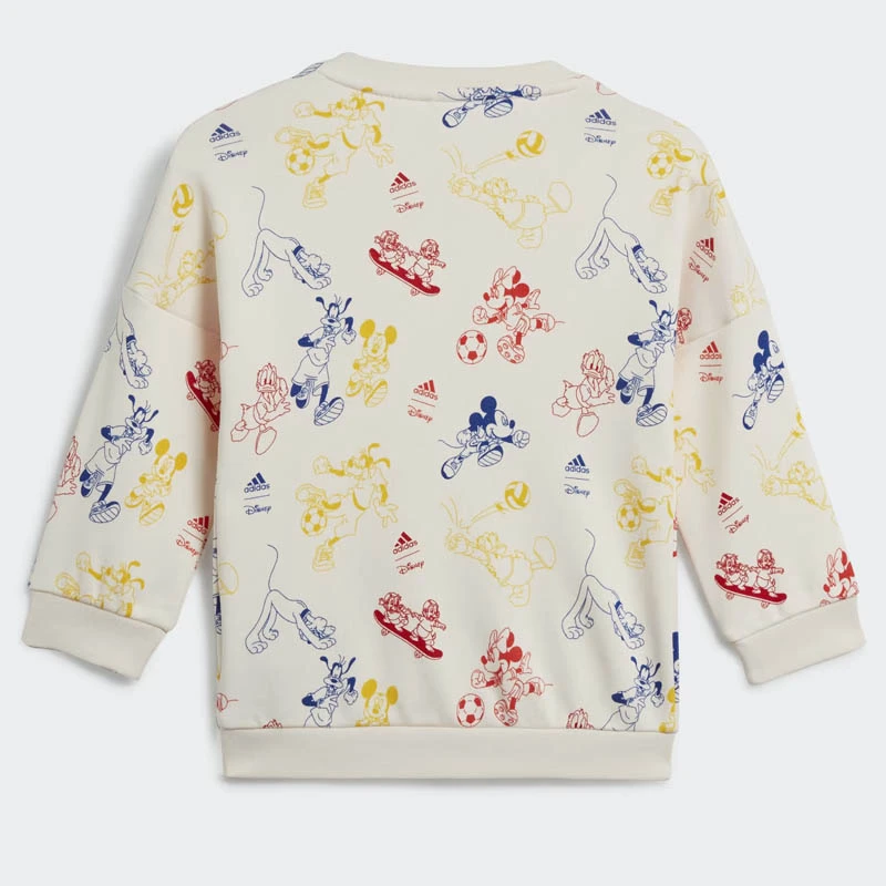 Бебешки Комплект Adidas X DISNEY MICKEY MOUSE CREWNECK AND JOGGER SET Бебешки Комплект Adidas X DISNEY MICKEY MOUSE CREWNECK AND JOGGER SET