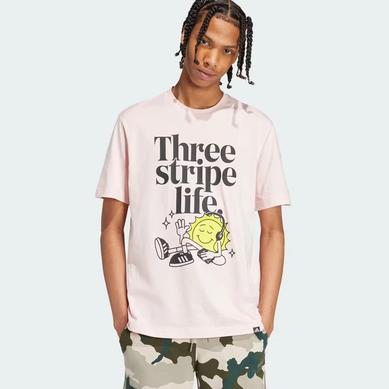 Мъжка Тениска Adidas Positivity Graphic T-Shirt Мъжка Тениска Adidas Positivity Graphic T-Shirt