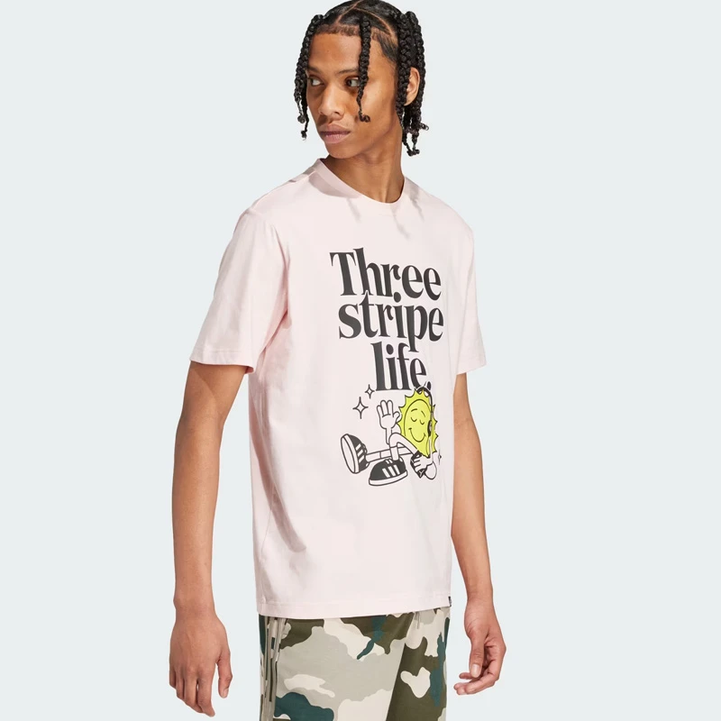 Мъжка Тениска Adidas Positivity Graphic T-Shirt Мъжка Тениска Adidas Positivity Graphic T-Shirt