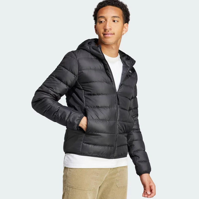 Мъжко Яке Adidas Essentials Light Down Hooded Jacket Мъжко Яке Adidas Essentials Light Down Hooded Jacket
