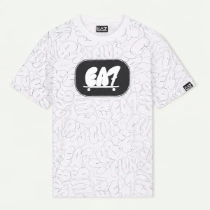 Детска тениска Emporio Armani - 7B000368 AF16548  F0015 16A N TRAIN LOGO