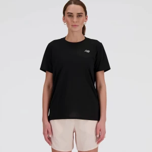 Дамска Тениска New Balance SHORT SLEEVE - WT41222-BK