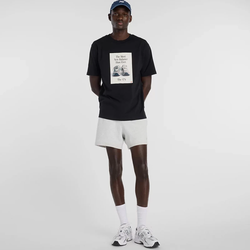 Мъжка Тениска New Balance SHIRT 574 AD T-SHIRT - MT61B0WF-BK Мъжка Тениска New Balance SHIRT 574 AD T-SHIRT - MT61B0WF-BK