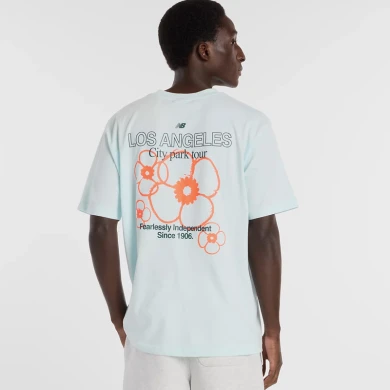 Мъжка Тениска New Balance SHIRT LA CITY RUN T-SHIRT - MT61X07I-AAW