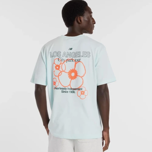 Мъжка Тениска New Balance SHIRT LA CITY RUN T-SHIRT - MT61X07I-AAW