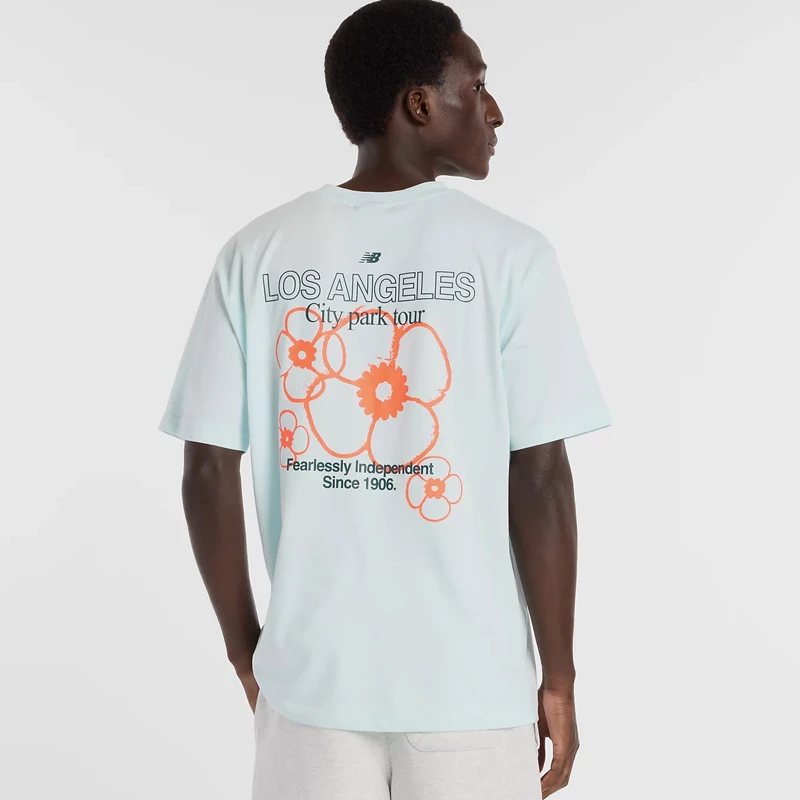 Мъжка Тениска New Balance SHIRT LA CITY RUN T-SHIRT - MT61X07I-AAW Мъжка Тениска New Balance SHIRT LA CITY RUN T-SHIRT - MT61X07I-AAW