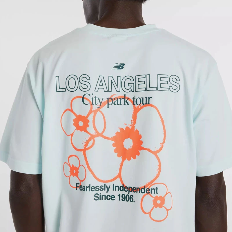Мъжка Тениска New Balance SHIRT LA CITY RUN T-SHIRT - MT61X07I-AAW Мъжка Тениска New Balance SHIRT LA CITY RUN T-SHIRT - MT61X07I-AAW