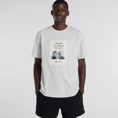 Мъжка Тениска New Balance SHIRT 574 AD T-SHIRT - MT61B0WF-AHH
