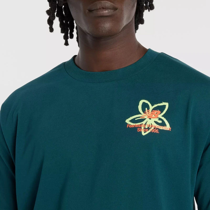 Мъжка Тениска New Balance SHIRT BOSTON CITY RUN T-SHIRT - MT61T0QM-AAV Мъжка Тениска New Balance SHIRT BOSTON CITY RUN T-SHIRT - MT61T0QM-AAV