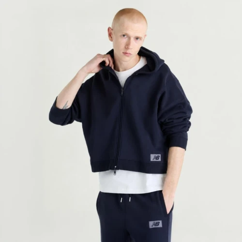Мъжко горнище New Balance JACKET ATHLETICS CRAFTED FLEECE FULL ZIP - MJ62A0N9-DNT
