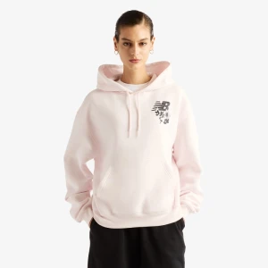 Дамски суитшърт New Balance JACKET PRESSED FLOWERS HOODIE - WT62H6F8-AAA