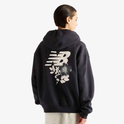 Дамски суитшърт New Balance JACKET PRESSED FLOWERS HOODIE - WT62H6F8-DNT