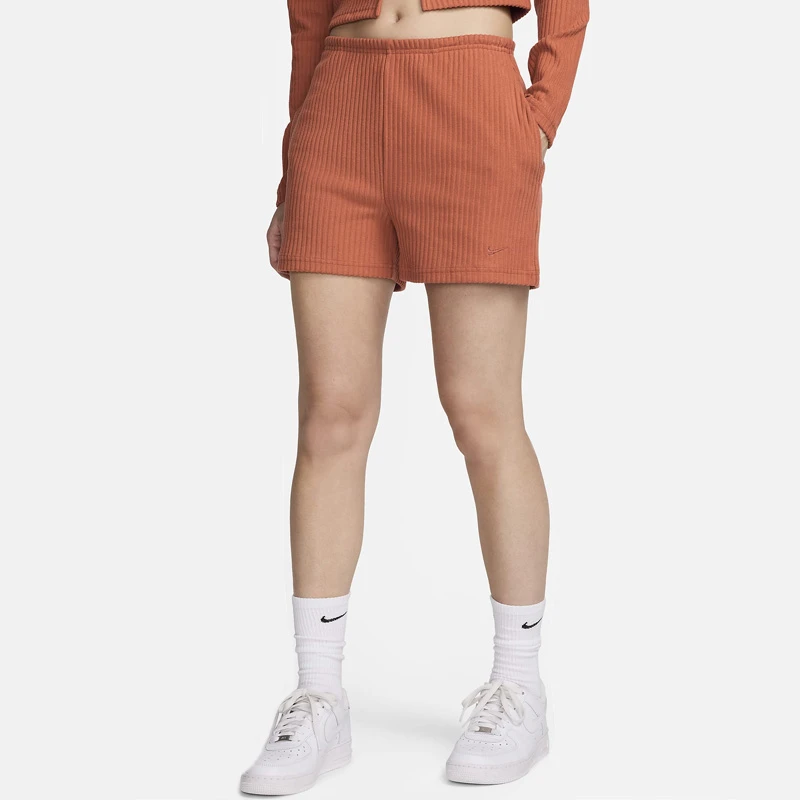 Дамски Къси Панталони Nike W NSW NK CHLL KNT RIB 3IN SHRT Дамски Къси Панталони Nike W NSW NK CHLL KNT RIB 3IN SHRT
