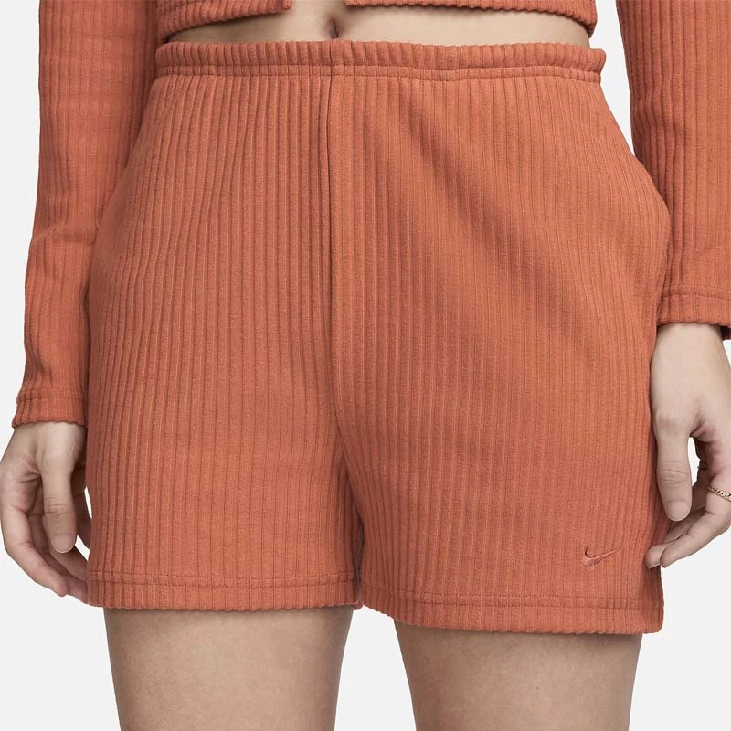 Дамски Къси Панталони Nike W NSW NK CHLL KNT RIB 3IN SHRT Дамски Къси Панталони Nike W NSW NK CHLL KNT RIB 3IN SHRT