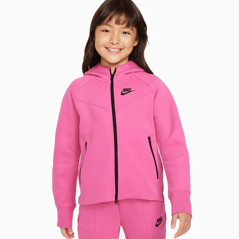 Детски Екип Nike G NSW TCH FLC HD FZ LS Детски Екип Nike G NSW TCH FLC HD FZ LS