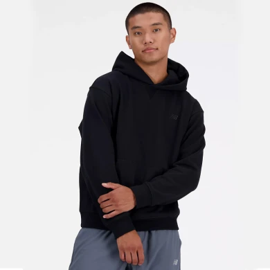 Мъжко Худи New Balance SHIRT ATHLETICS FRENCH TERRY HOODIE - MT41534-BK