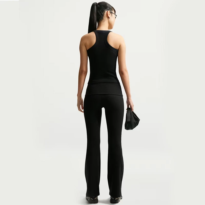 Дамско Долнище Nike W NSW CHILL KNIT RIB PANT - IF0240-011 Дамско Долнище Nike W NSW CHILL KNIT RIB PANT - IF0240-011