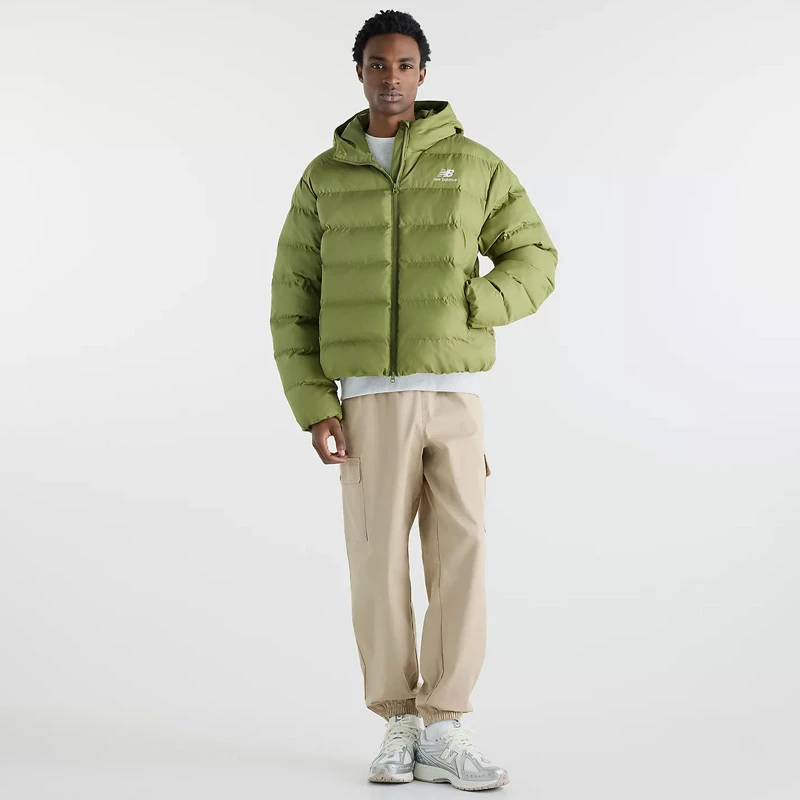 Мъжко Яке New Balance JACKET BOSTON PUFFER JACKET - MJ62G17O-GEE Мъжко Яке New Balance JACKET BOSTON PUFFER JACKET - MJ62G17O-GEE