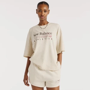 Дамска Тениска New Balance SHIRT TRACKSIDE OVERSIZED T-SHIRT - WT6297MK-PHK
