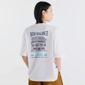 Тениска New Balance SHIRT GRAB A BITE LONDON OVERSIZED T-SHIRT - WT62N4E3-AAA