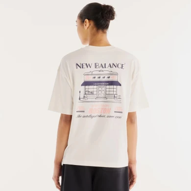 Дамска Тениска New Balance SHIRT GRAB A BITE BOSTON OVERSIZED T-SHIRT - WT6272WA-SST