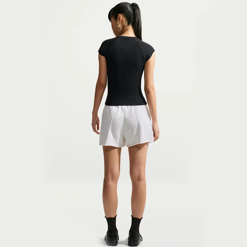 Дамска Тениска Nike W NSW CHILL KNIT RIB SS TOP - IF0242-011 Дамска Тениска Nike W NSW CHILL KNIT RIB SS TOP - IF0242-011