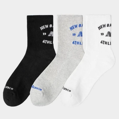 Чорапи New Balance SOCKS GRAPHICS QTR CREW SOCKS 3 PACK - AC9932P-AS1