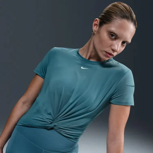 Дамска Тениска Nike W NK ONE CLSC DF TWST SS TP WT - IB9406-006