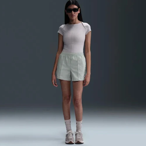 Дамски Къси Панталони Nike W NSW ESSNTL MR 5IN WVN SHRT - FV6622-034