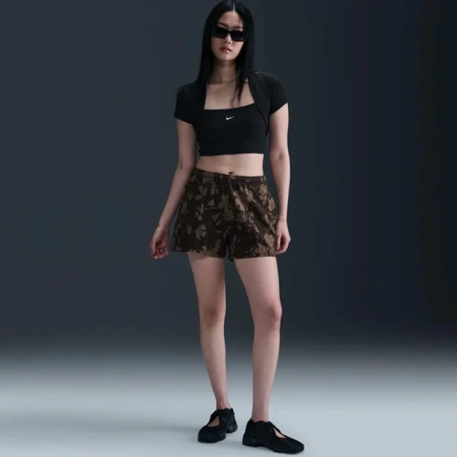 Дамски Къси Панталони Nike W NSW NK CHLL FT MR 4 AOP SHT - HQ5704-220