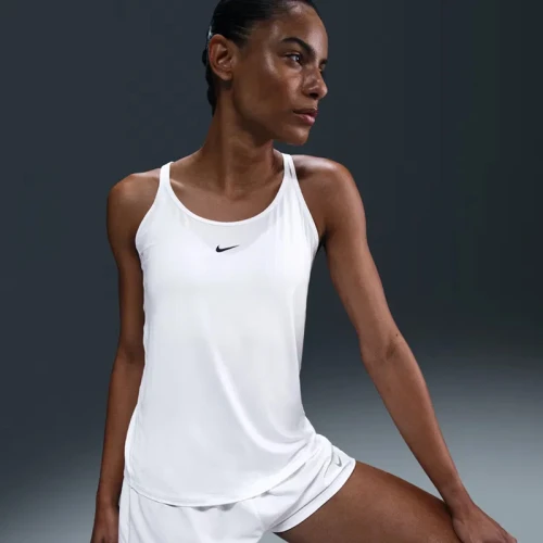 Дамски Потник Nike W NK ONE CLSC DF STRPY TANK WT - IB9389-100
