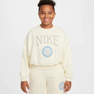 Детска Блуза Nike G NSW CLUB FT BXY CREW GX STAR