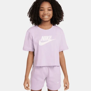Детска Тениска Nike G NSW TEE CROP FUTURA HBR - FZ5548-537