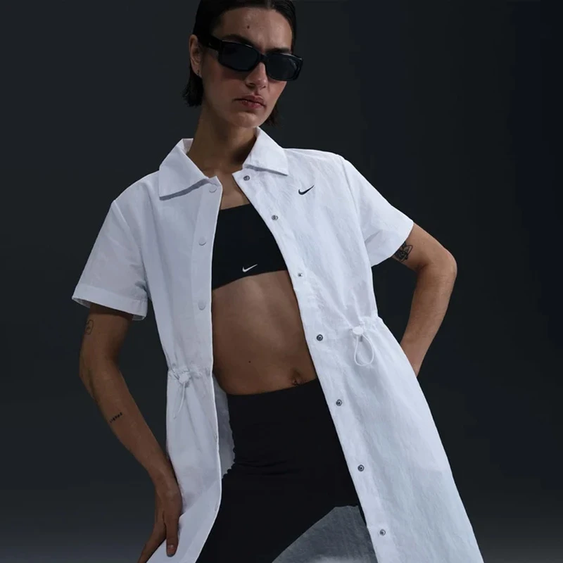 Дамска Рокля Nike W NSW EVRYTHNG WVN SS MINI DRS - HJ1144-100 Дамска Рокля Nike W NSW EVRYTHNG WVN SS MINI DRS - HJ1144-100