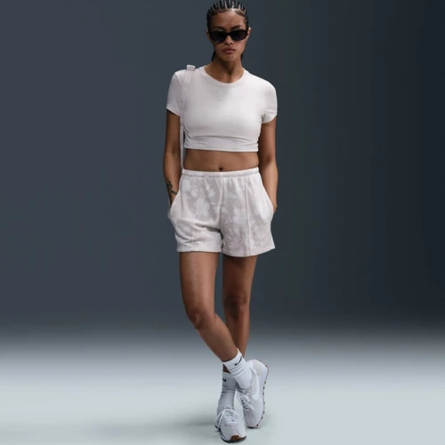 Дамски Къси Панталони Nike W NSW NK CHLL FT MR 4 AOP SHT - HQ5704-104