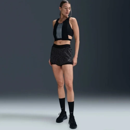 Дамски Къси Панталони Nike W NK SWT NVLT DF MR 2IN1 SHRT - IB5847-010