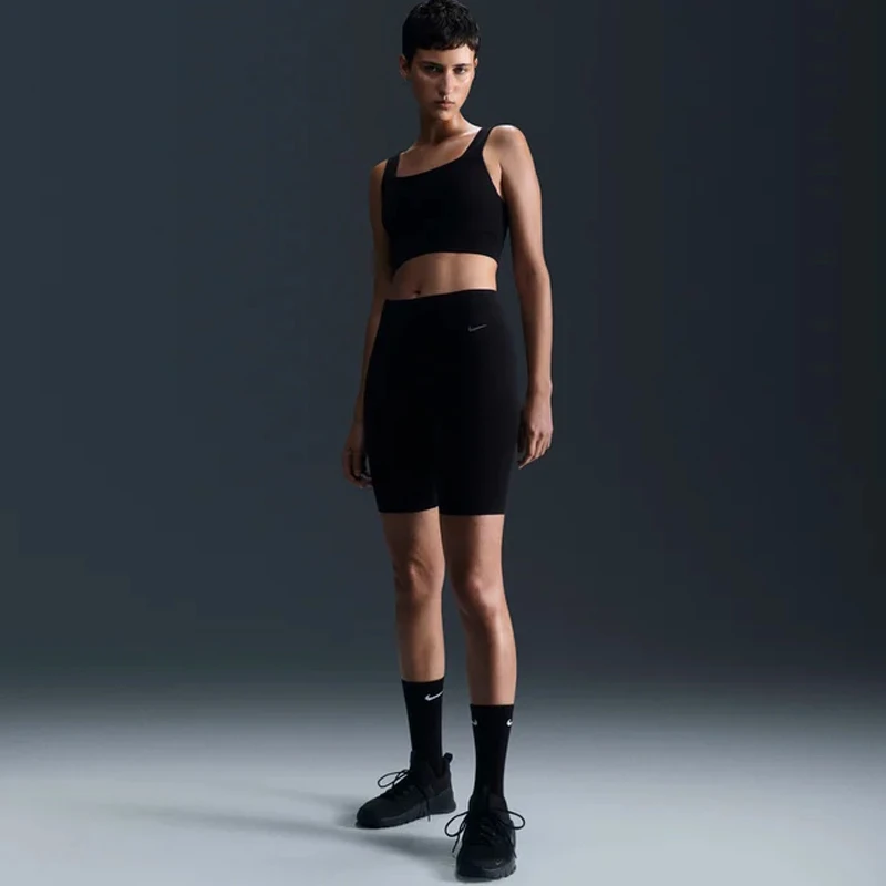 Дамски Клин Nike W NK DF ZENVY HR 8IN SHORT - DQ6003-010 Дамски Клин Nike W NK DF ZENVY HR 8IN SHORT - DQ6003-010