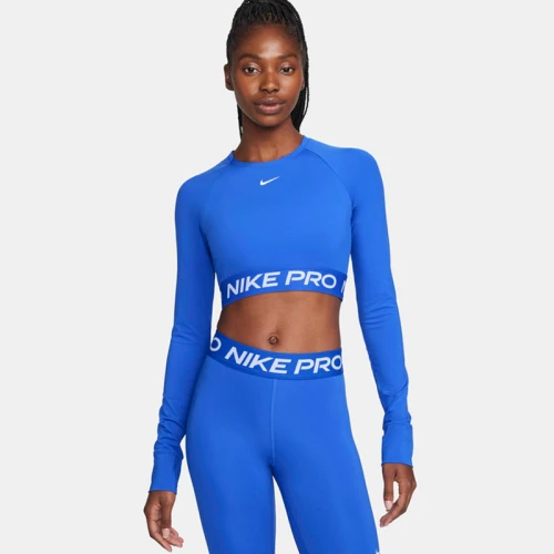 Дамска Блуза Nike PRO DF 365 CROP LS