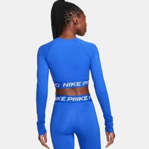 Дамска Блуза Nike PRO DF 365 CROP LS