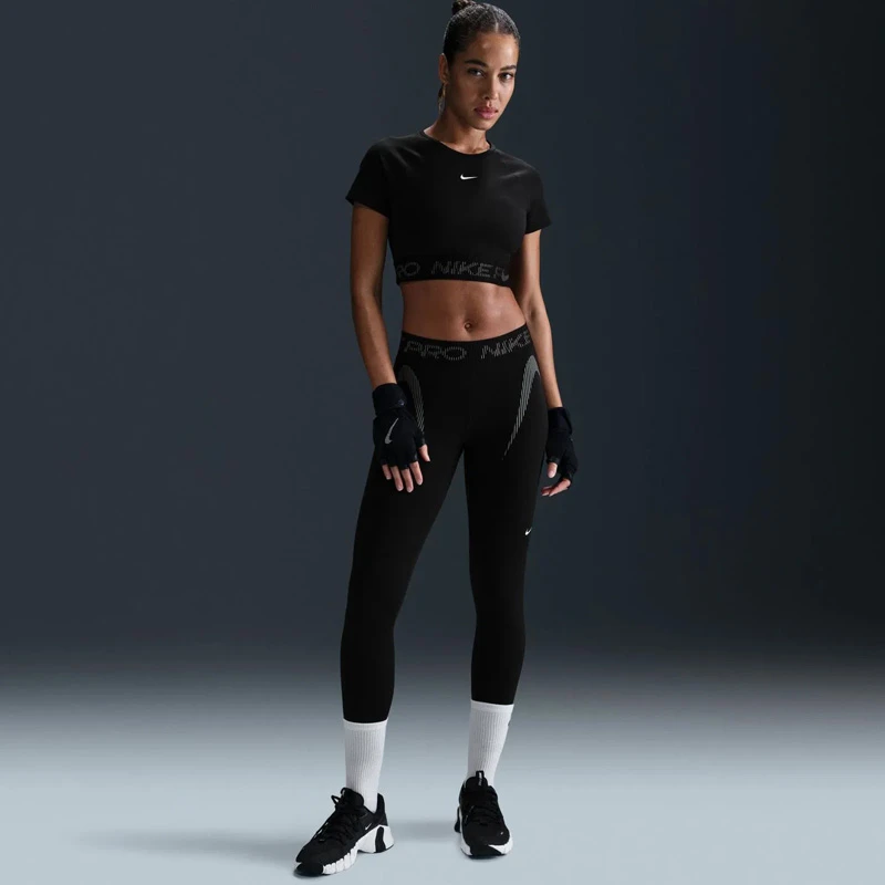 Дамска Тениска Nike W NP DF SS CROP TOP TT GX Дамска Тениска Nike W NP DF SS CROP TOP TT GX