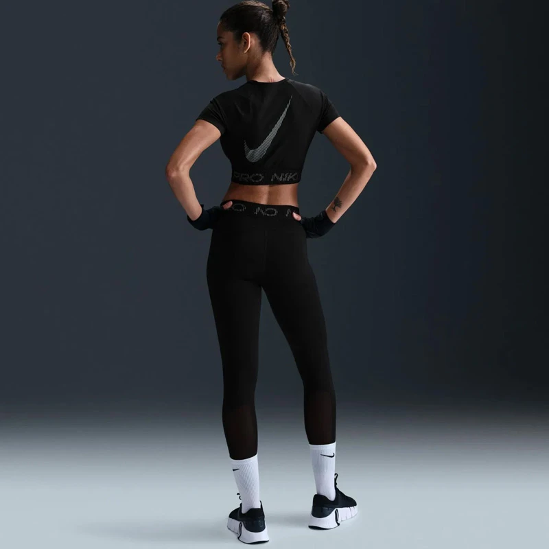 Дамска Тениска Nike W NP DF SS CROP TOP TT GX Дамска Тениска Nike W NP DF SS CROP TOP TT GX