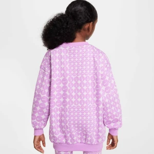 Детска Блуза Nike G NSW CLUB FLC OVRSZD CRW AOP