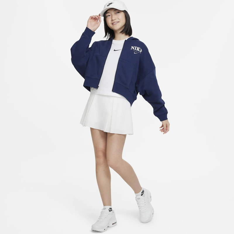 Детско Горнище Nike G NSW TREND FLC FZ HOODIE PRNT Детско Горнище Nike G NSW TREND FLC FZ HOODIE PRNT