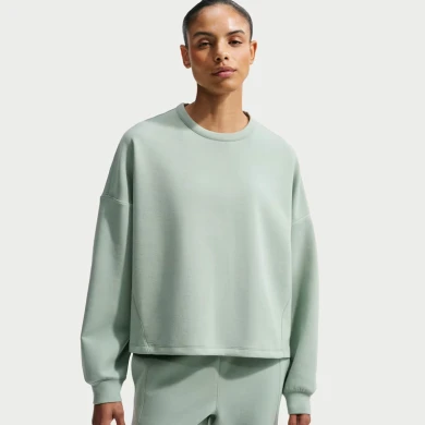 Дамска Блуза Nike W NK 24.7 DF CREW SOFT KNIT - HQ8193-006