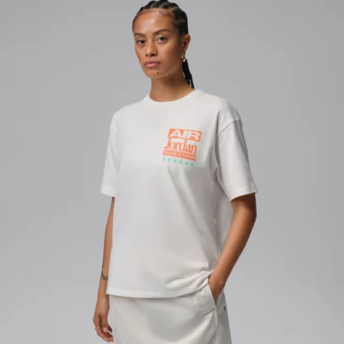 Дамска Тениска Nike W J FLT SS GF GFX TEE SUV - IF0830-133