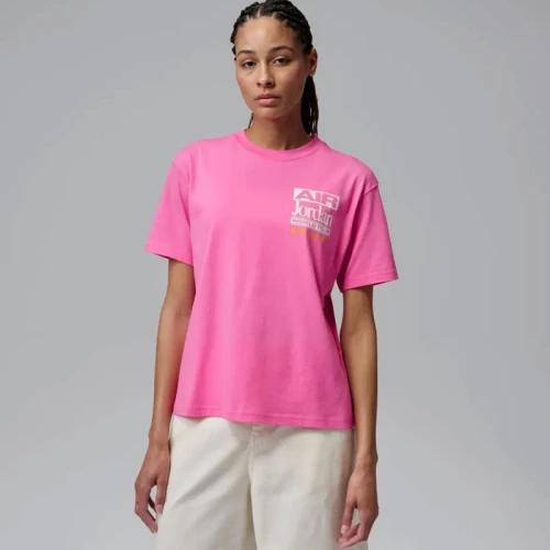 Дамска Тениска Nike W J FLT SS GF GFX TEE SUV - IF0830-684