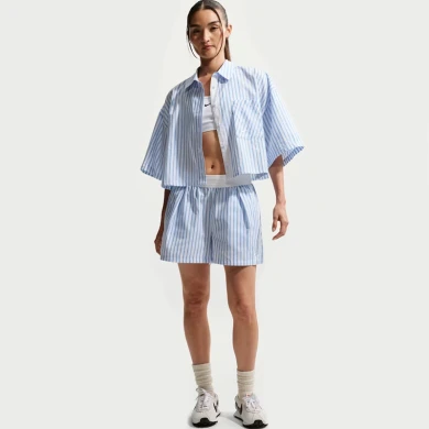 Дамски Къси Панталони Nike W NSW OFFLN WVN PPLN STRP SHRT - II4230-435