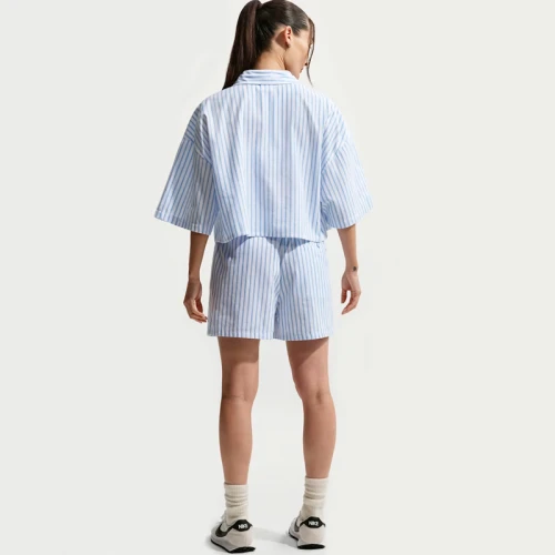 Дамски Къси Панталони Nike W NSW OFFLN WVN PPLN STRP SHRT - II4230-435
