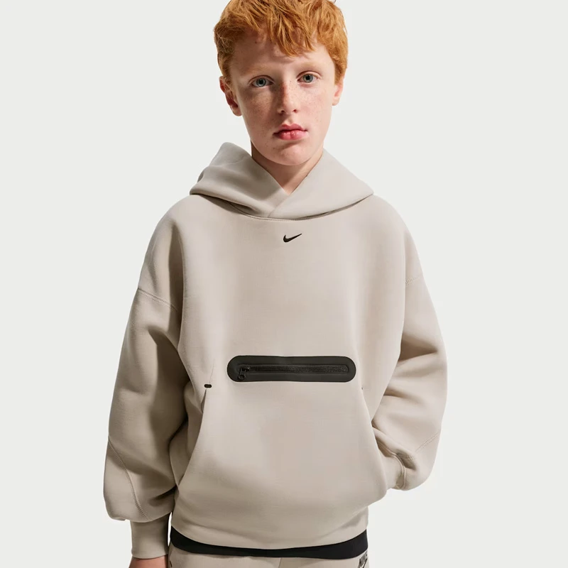 Детски Суичър Nike B NSW TCH FLC OVRS PO HDY-PD - HV1198-236 Детски Суичър Nike B NSW TCH FLC OVRS PO HDY-PD - HV1198-236